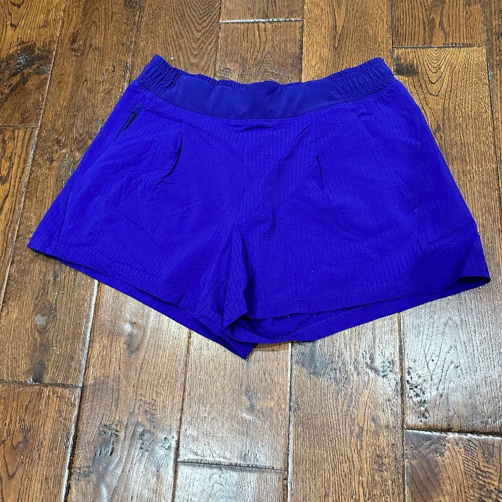 Athleta Brooklin Blue Shorts 4